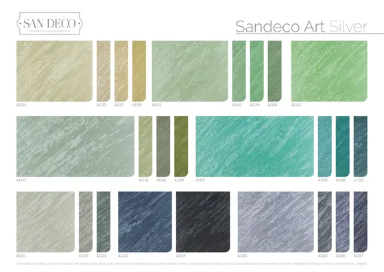 Sandeco Art renk kartelası sayfa 4