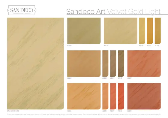 Sandeco Art renk kartelası sayfa 12