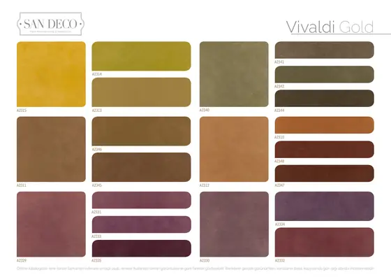 Vivaldi renk kartelası sayfa 6